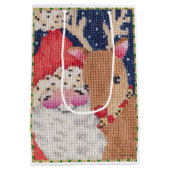 サンタンドルフ抱き枕 ミディアムペーパーバッグ (裏面)