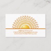 サンタンニングモバイルスプレータン 名刺 (裏面)