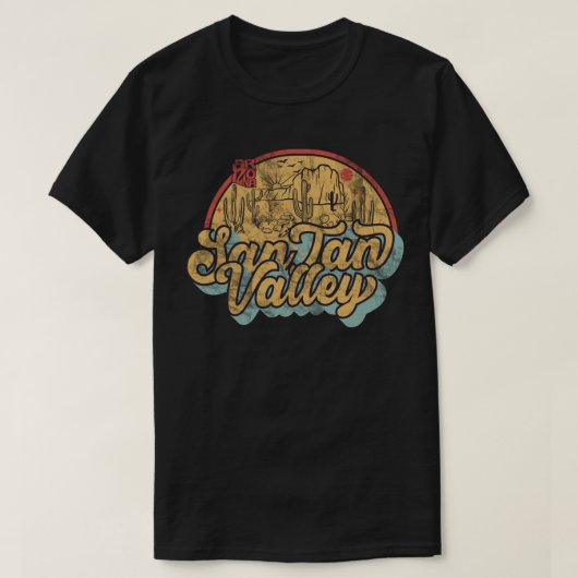 サンタン・バレー(アリゾナ州) Tシャツ (デザイン正面)