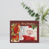 サンタヴィンテージデザイン シーズンポストカード (スタンド正面)