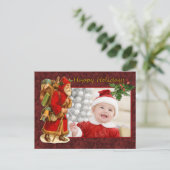 サンタヴィンテージデザイン シーズンポストカード (スタンド正面)