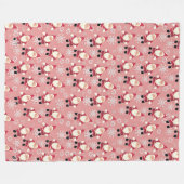 サンタヴィンテージ格言クリスマスフリースブランケット フリースブランケット (正面(横))