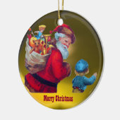 サンタヴィンテージ2 セラミックオーナメント (左)