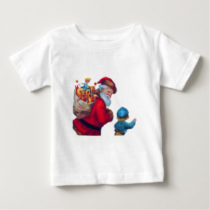 サンタヴィンテージ2 ベビーTシャツ