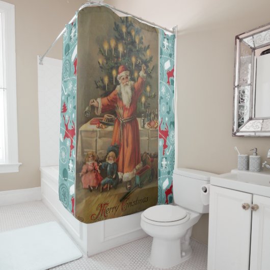 サンタヴィンテージ シャワーカーテン (インサイチュ)