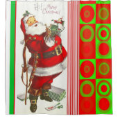 サンタヴィンテージ シャワーカーテン (正面)