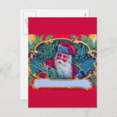 サンタヴィンテージ シーズンポストカード (正面/裏面)