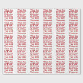 サンタ下着ラッピング紙 ラッピングペーパー (フラット)