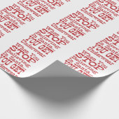 サンタ下着ラッピング紙 ラッピングペーパー (角)