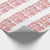 サンタ下着ラッピング紙 ラッピングペーパー (角)