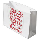 サンタ下着 ラージペーパーバッグ (裏面アングル)