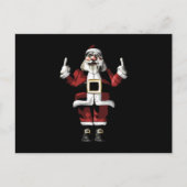 サンタ与えズ・ザ・フィンガー シーズンポストカード (正面)