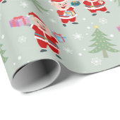 サンタ与えピグのプレゼント ラッピングペーパー (ロールコーナー)