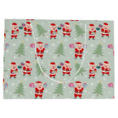 サンタ与えピグのプレゼント ラージペーパーバッグ (裏面)