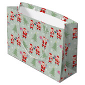サンタ与えピグのプレゼント ラージペーパーバッグ (裏面アングル)