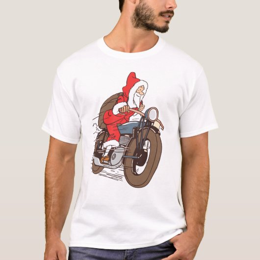 サンタ乗り Tシャツ (正面)