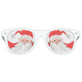 サンタ付きクリスマスサングラス レトロサングラス (正面)