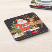 サンタ付きクリスマス – ホリデーシーズン コースター (左側)