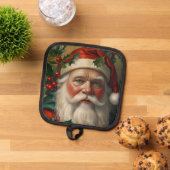 サンタ付きミスタントア 鍋敷き (トップダウン)