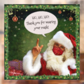 サンタ付き/マスク(カスタマイズ可能) ウィンドウサイン (シート2)