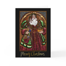 サンタ企業の付きビジネスのクリスマスカード