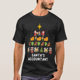 サンタ会計士クリスマス会計士 Tシャツ