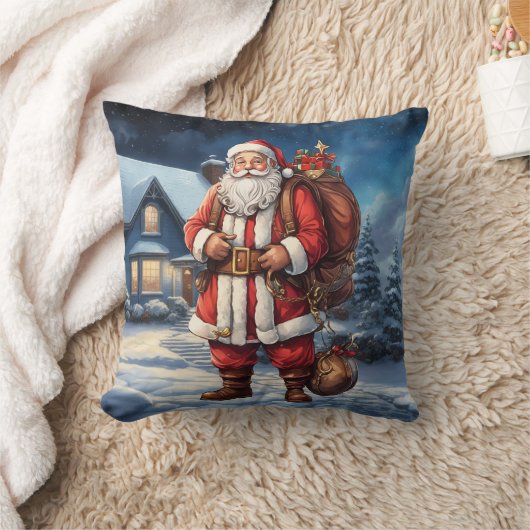サンタ伯父 クッション (ブランケット)