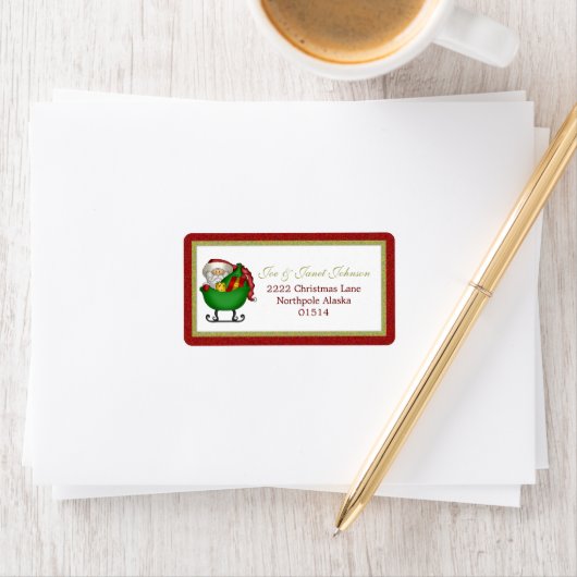 サンタ住所 シール (インサイチュ)