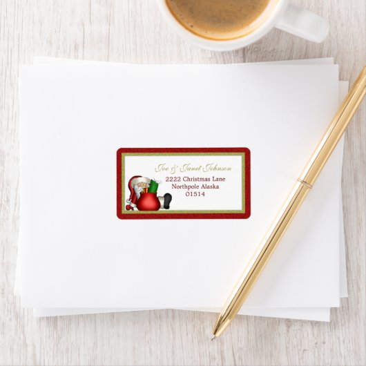 サンタ住所 シール (インサイチュ)