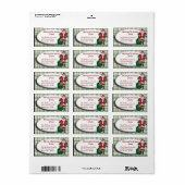 サンタ住所 シール2 ラベル (フルシート)