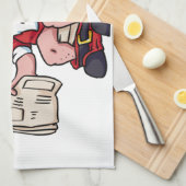 サンタ使用トイレ キッチンタオル (四つ折り)