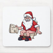 サンタ使用トイレ マウスパッド (正面)