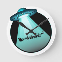 サンタ信じに行く ラウンド壁時計