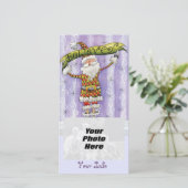 サンタ信じクリスマスフォトカードで シーズンカード (スタンド正面)