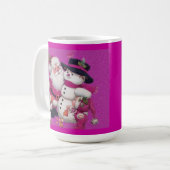 サンタ信じーにいる コーヒーマグカップ (正面左)