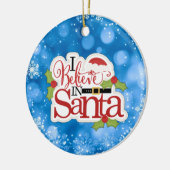 サンタ信じーにいる セラミックオーナメント (左)