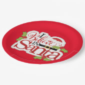 サンタ信じーにいる ペーパープレート (アングル)