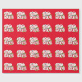 サンタ信じーにいる ラッピングペーパー (フラット)