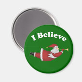 サンタ信じ飛んでいるー マグネット (正面/裏面)