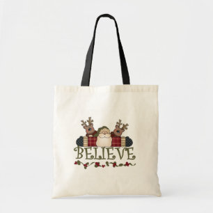 サンタ信じTシャツ&ギフト トートバッグ