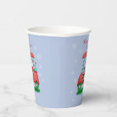 サンタ入りゴルフカートめでたいクリスマスパーティー！ 紙コップ (右)