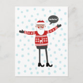 サンタ入りスキニージーンズ シーズンポストカード (正面)