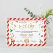 サンタ公式グッドリスト証明書 招待状 (スタンド正面)