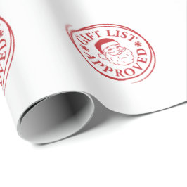 サンタ公式リストSanta句ステッカー切手 ラッピングペーパー