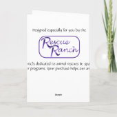 サンタ及びチワワ シーズンカード (裏面)