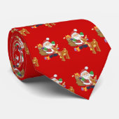 サンタ及びトナカイ ネクタイ (ロール)