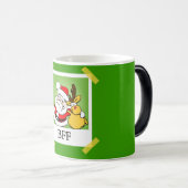 サンタ及びトナカイBFF モーフィングマグカップ (正面右)