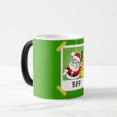 サンタ及びトナカイBFF モーフィングマグカップ (正面左)