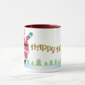 サンタ及びペンギンのマグ マグカップ (中央)