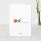 サンタ及び動物の友人 シーズンカード (裏面)